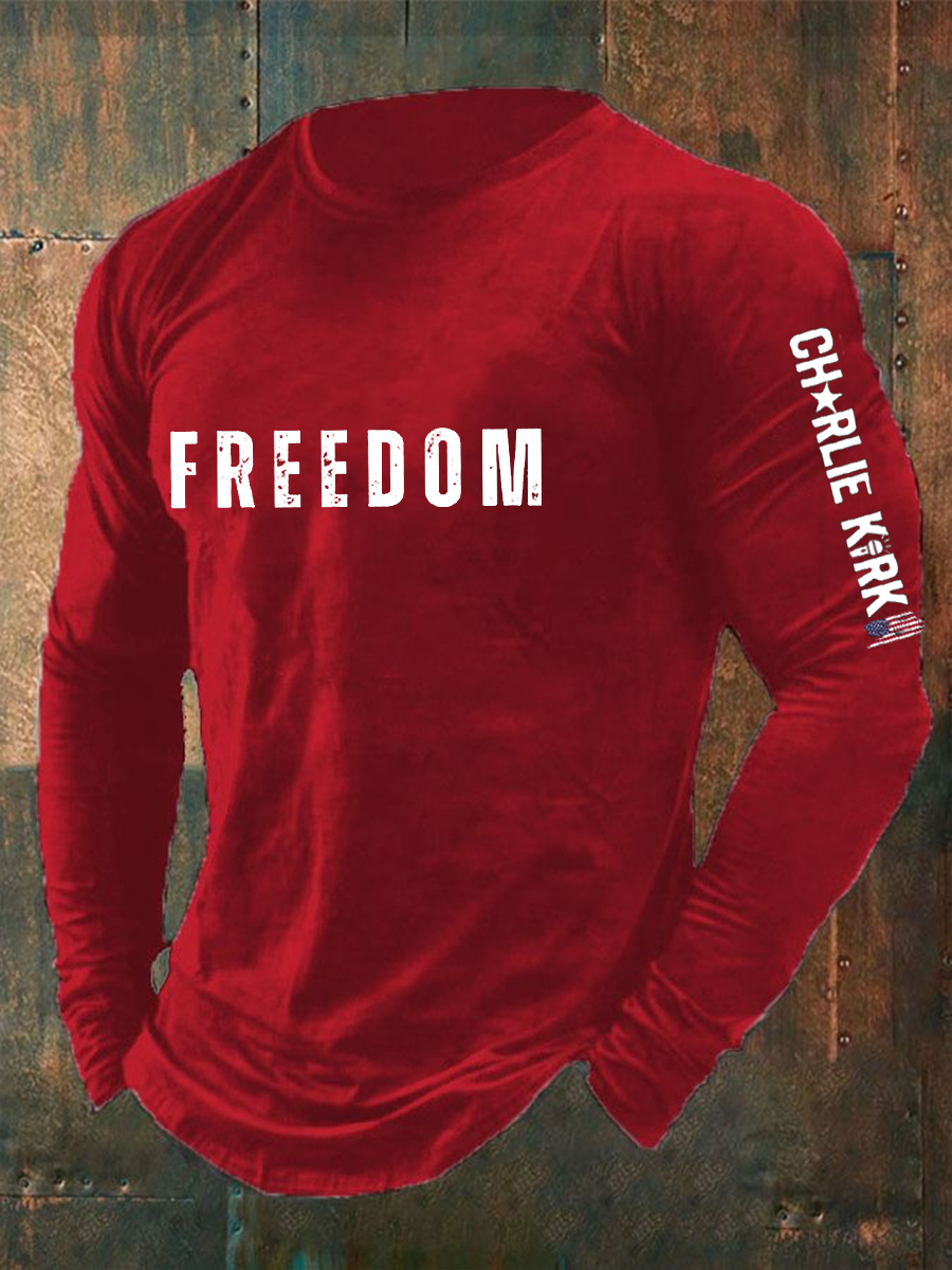 Men's Freedom Is Not Free R.I.P C.K Long Sleeve T-shirt-TP MERCH