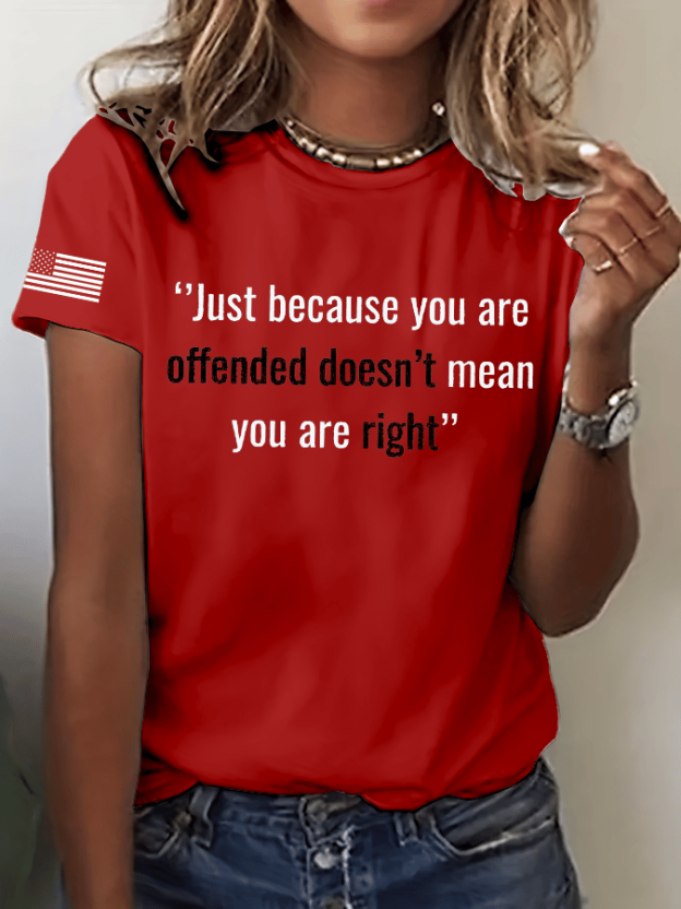 Women's Hot Spot Print Crew Neck T-Shirt-TP MERCH