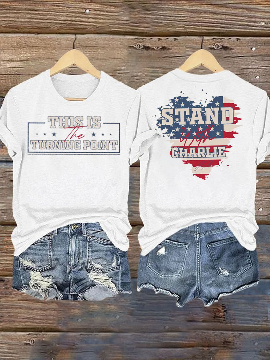 Women's C.K TP Iron On Short Sleeve T-Shirt-TP MERCH