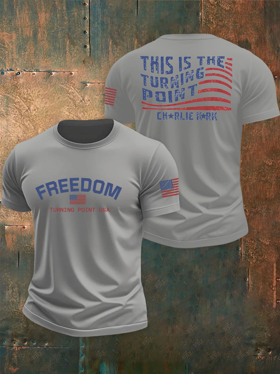 Men's TP Flag Printed T-shirt-TP MERCH