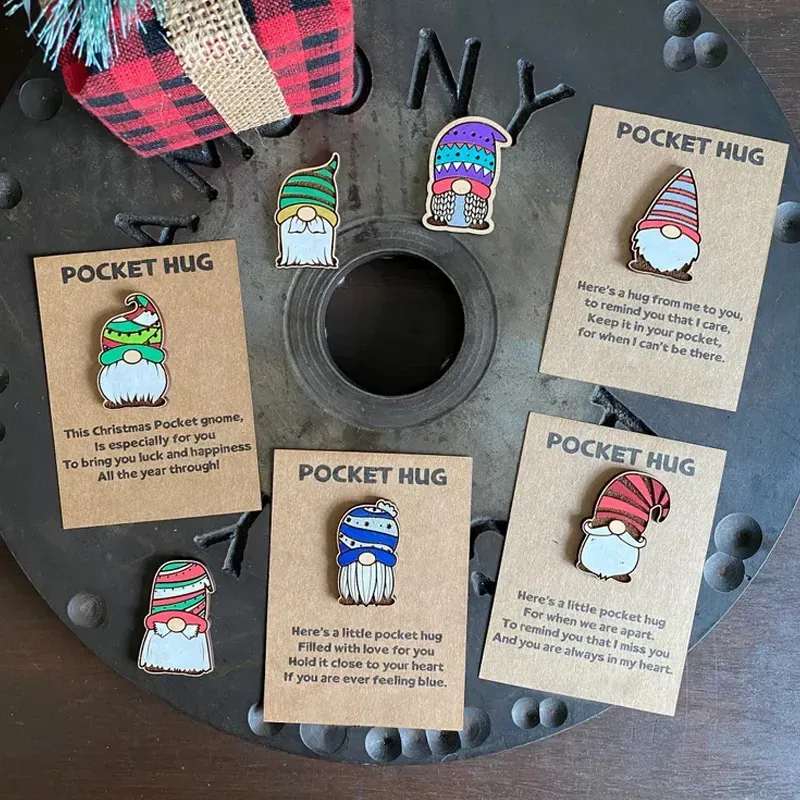 Christmas Gnome Pocket Hugs (4 PCS/Set)