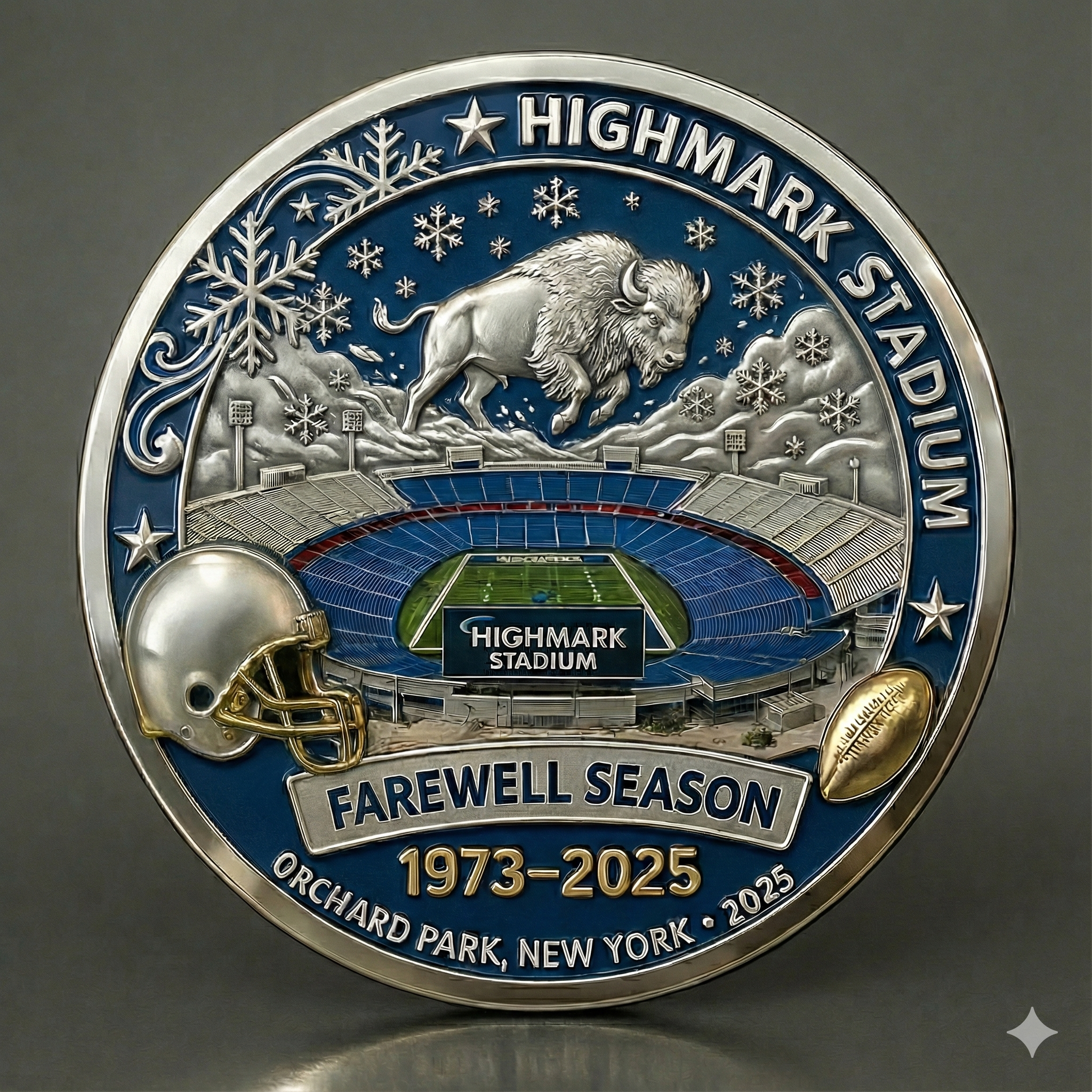 Highmark Stadium Farewell Season Commemorative Coin