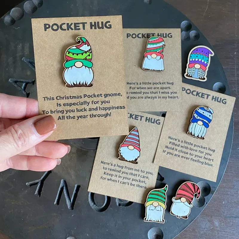 Christmas Gnome Pocket Hugs (4 PCS/Set)