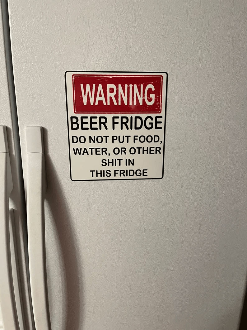 Hilarious Beer Fridge Magnet