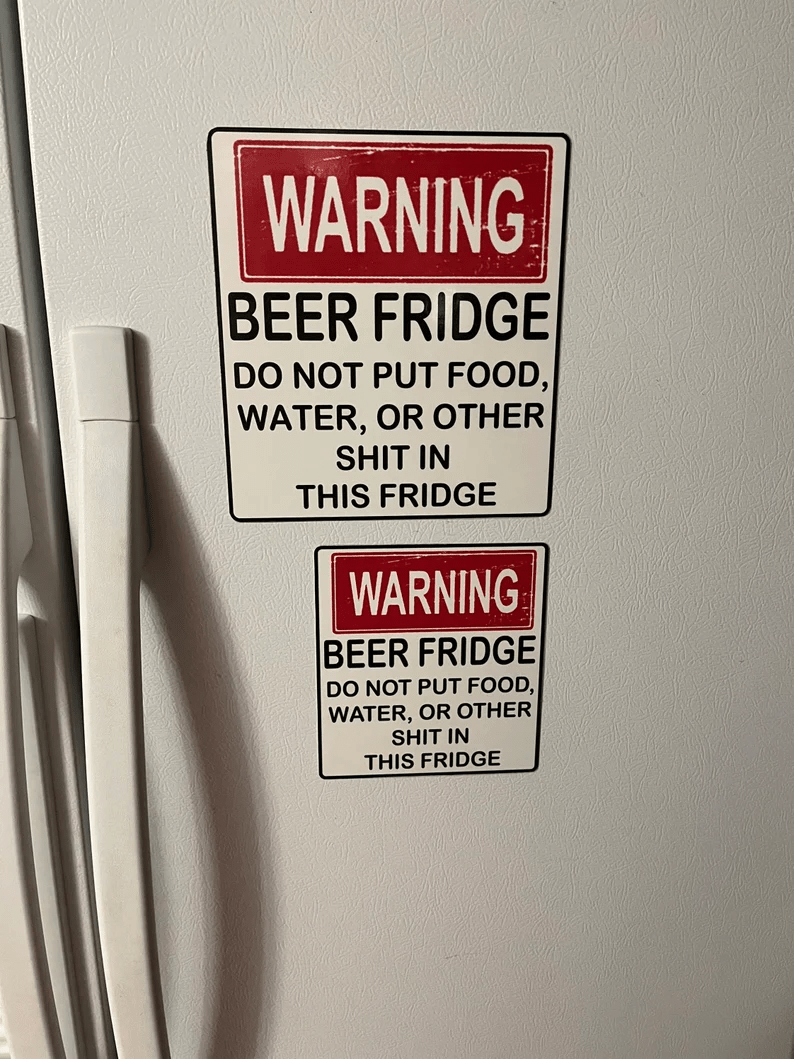 Hilarious Beer Fridge Magnet