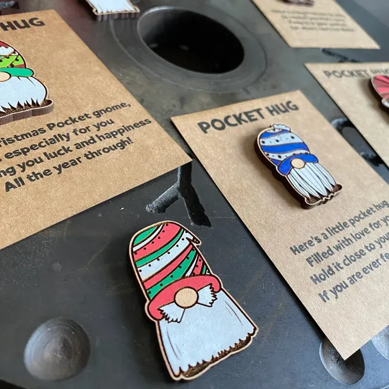 Christmas Gnome Pocket Hugs (4 PCS/Set)