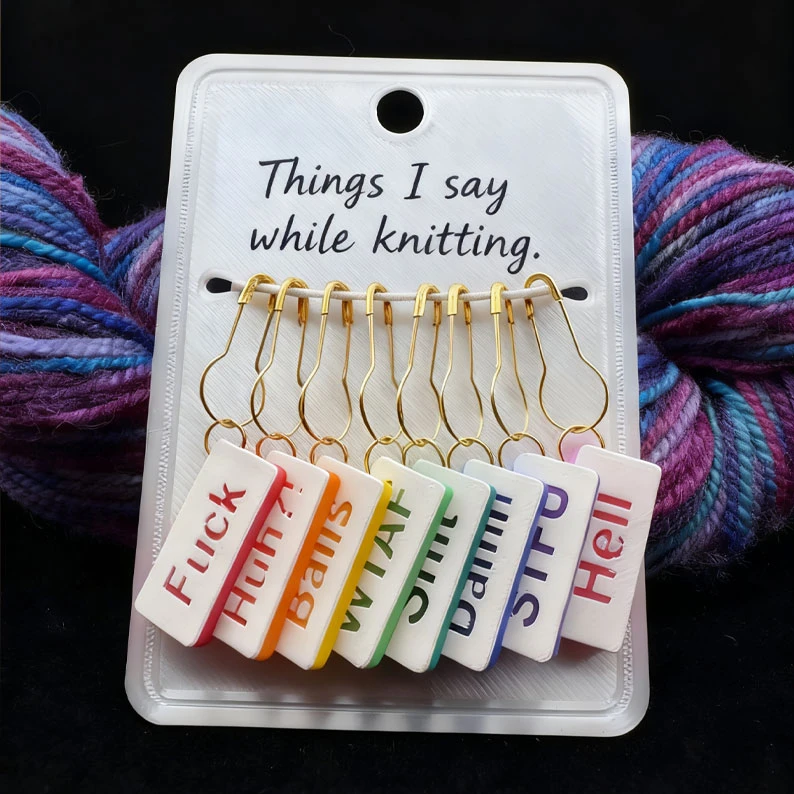 Funny Knitting Stitch Markers