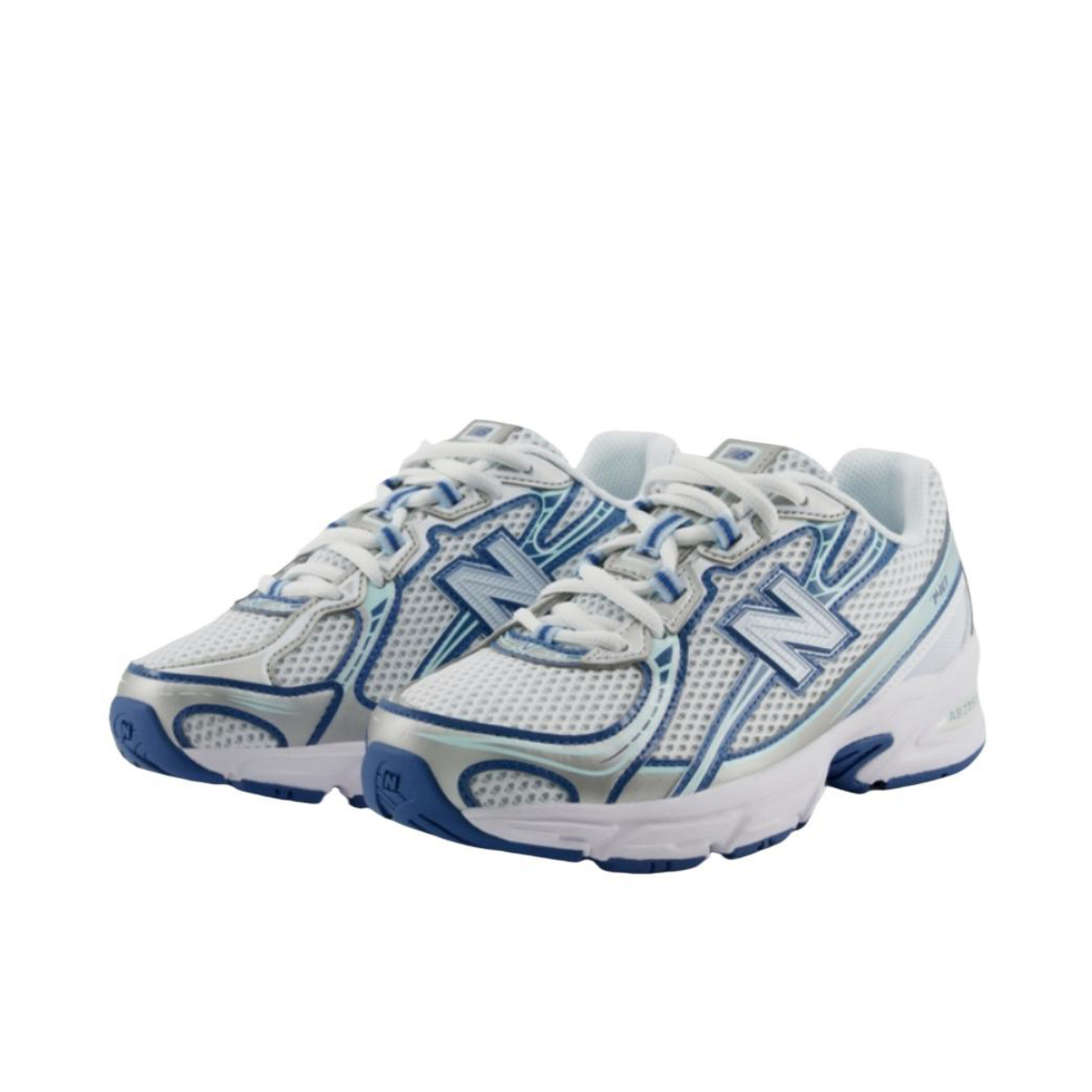 Nqdfew Bqdfalance 740 White silver blue