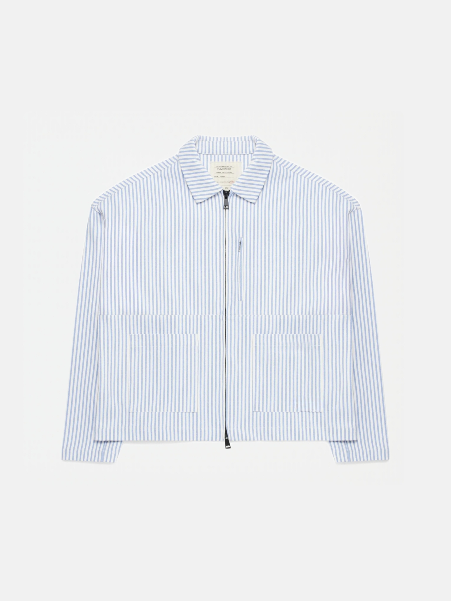 PINSTRIPE CANVAS WORKWEAR JACKET