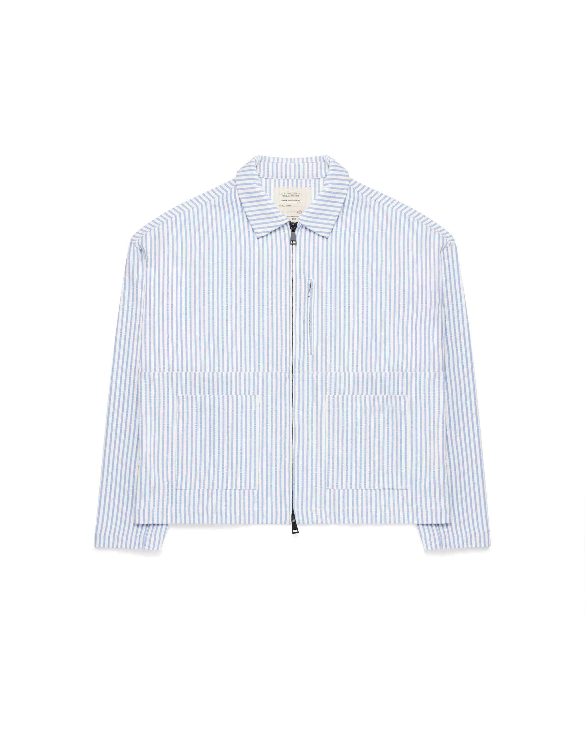 PINSTRIPE CANVAS WORKWEAR JACKET