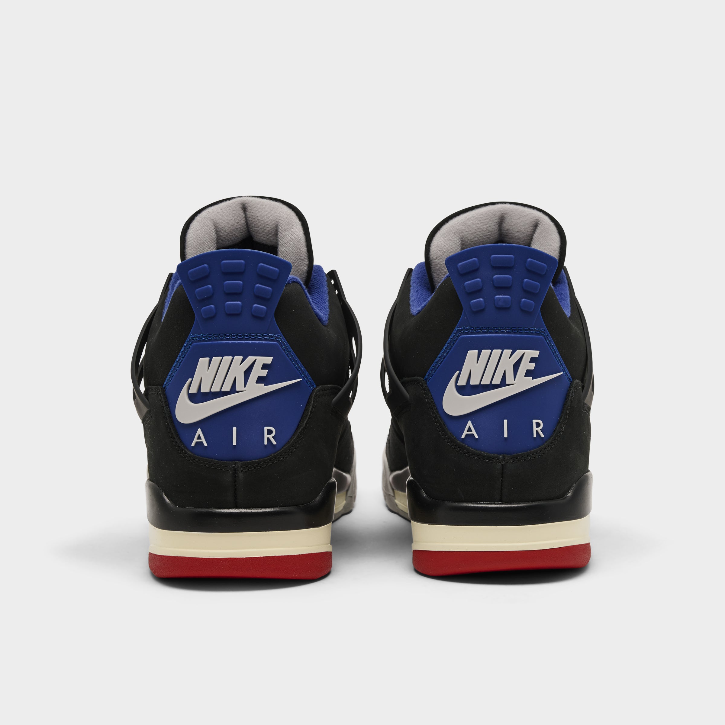 Jorqdfdan 4 Retro Black / Fire Red - Deep Royal Blue
