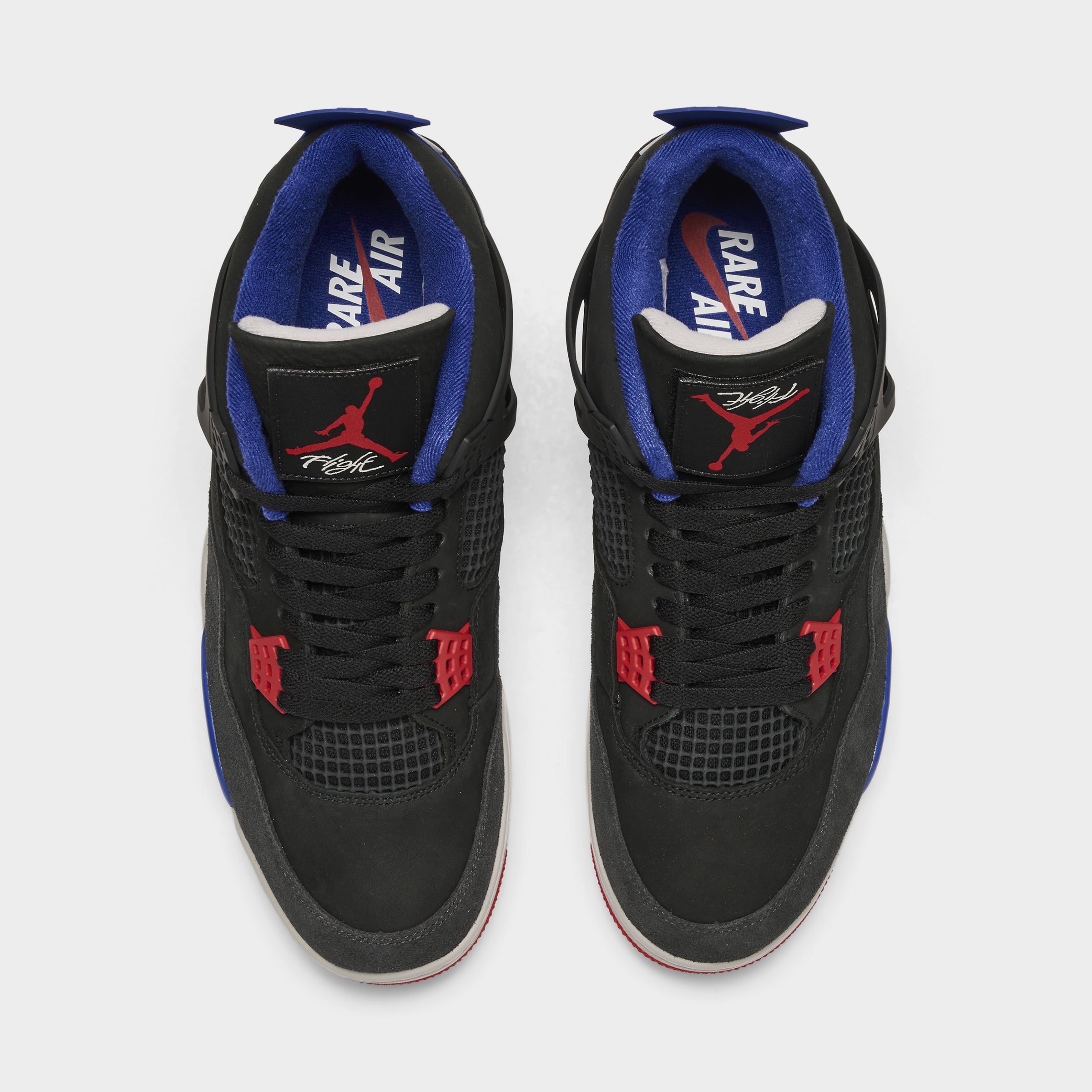 Jorqdfdan 4 Retro Black / Fire Red - Deep Royal Blue