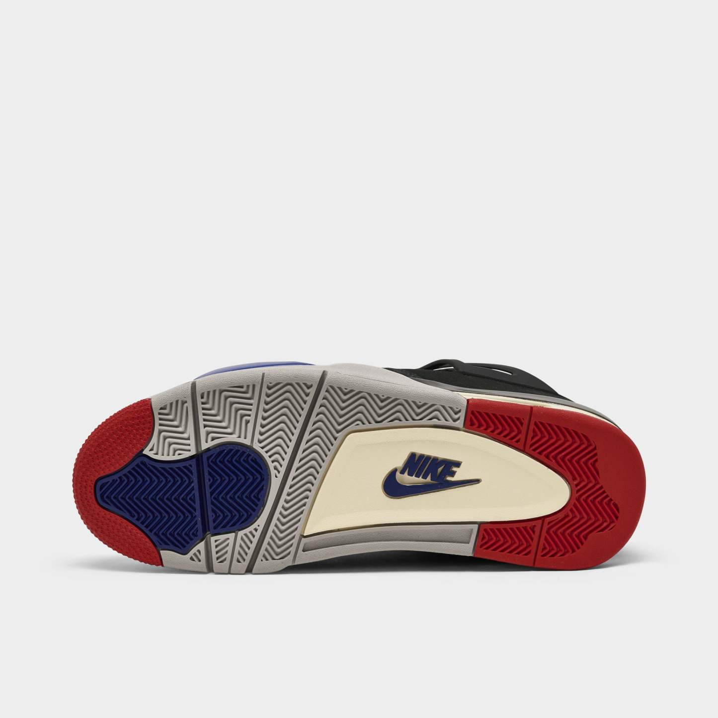 Jorqdfdan 4 Retro Black / Fire Red - Deep Royal Blue