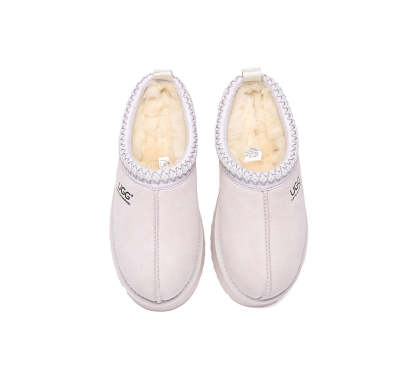 AUSTRALIAN SHEPHERD® UGG Slippers Sheepskin Wool Ankle Platform Tazzy Tay