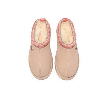 AUSTRALIAN SHEPHERD® UGG Slippers Sheepskin Wool Ankle Platform Tazzy Tay