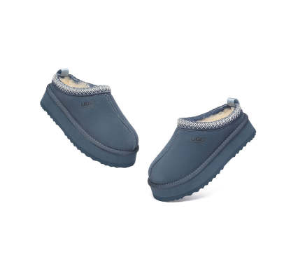 AUSTRALIAN SHEPHERD® UGG Slippers Sheepskin Wool Ankle Platform Tazzy Tay