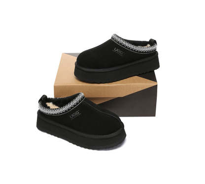 AUSTRALIAN SHEPHERD® UGG Slippers Sheepskin Wool Ankle Platform Tazzy Tay