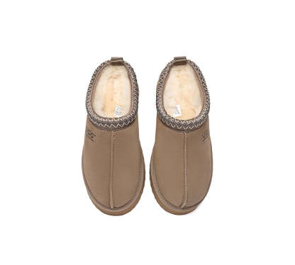 AUSTRALIAN SHEPHERD® UGG Slippers Sheepskin Wool Ankle Platform Tazzy Tay