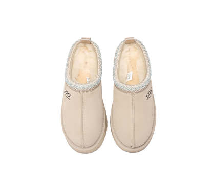 AUSTRALIAN SHEPHERD® UGG Slippers Sheepskin Wool Ankle Platform Tazzy Tay