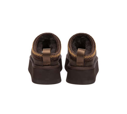 AUSTRALIAN SHEPHERD® UGG Slippers Sheepskin Wool Ankle Platform Tazzy Tay