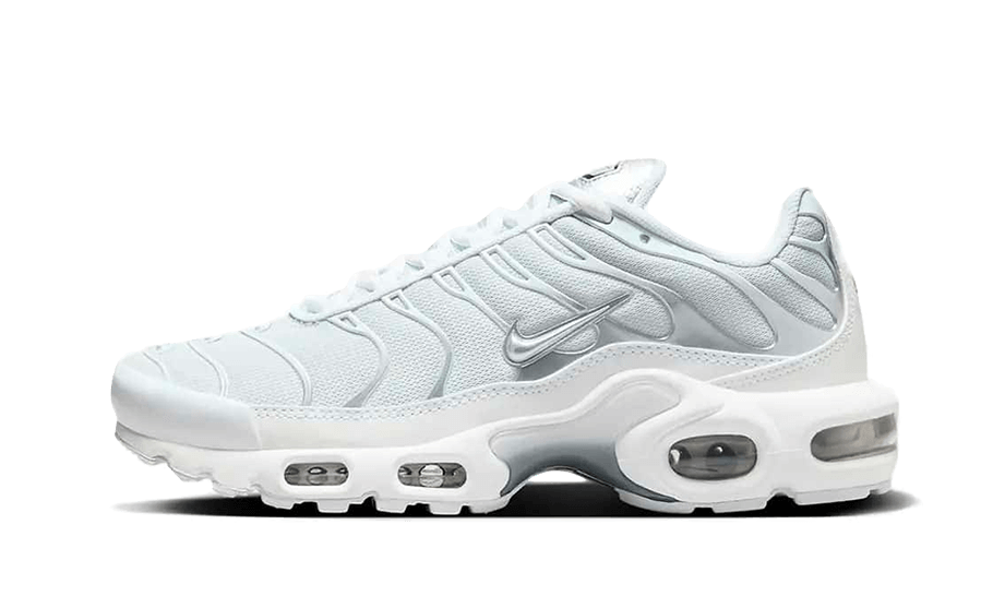 niqdfke Air Max Plus White Metallic Silver