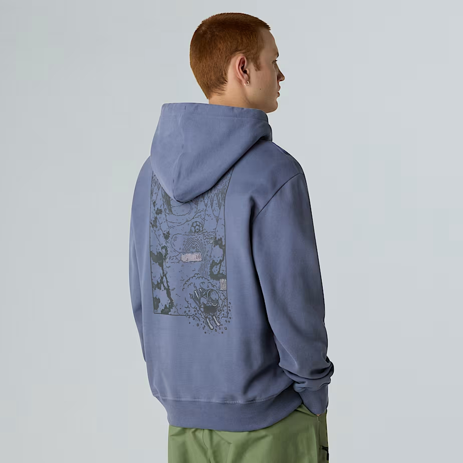 Sweat à capuche décontracté Powder Days Graphic unisexe