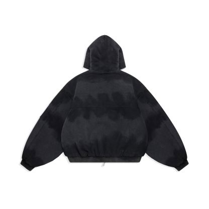 15OZ CANVAS CLASP BOMBER JACKET | WASHED BLACK