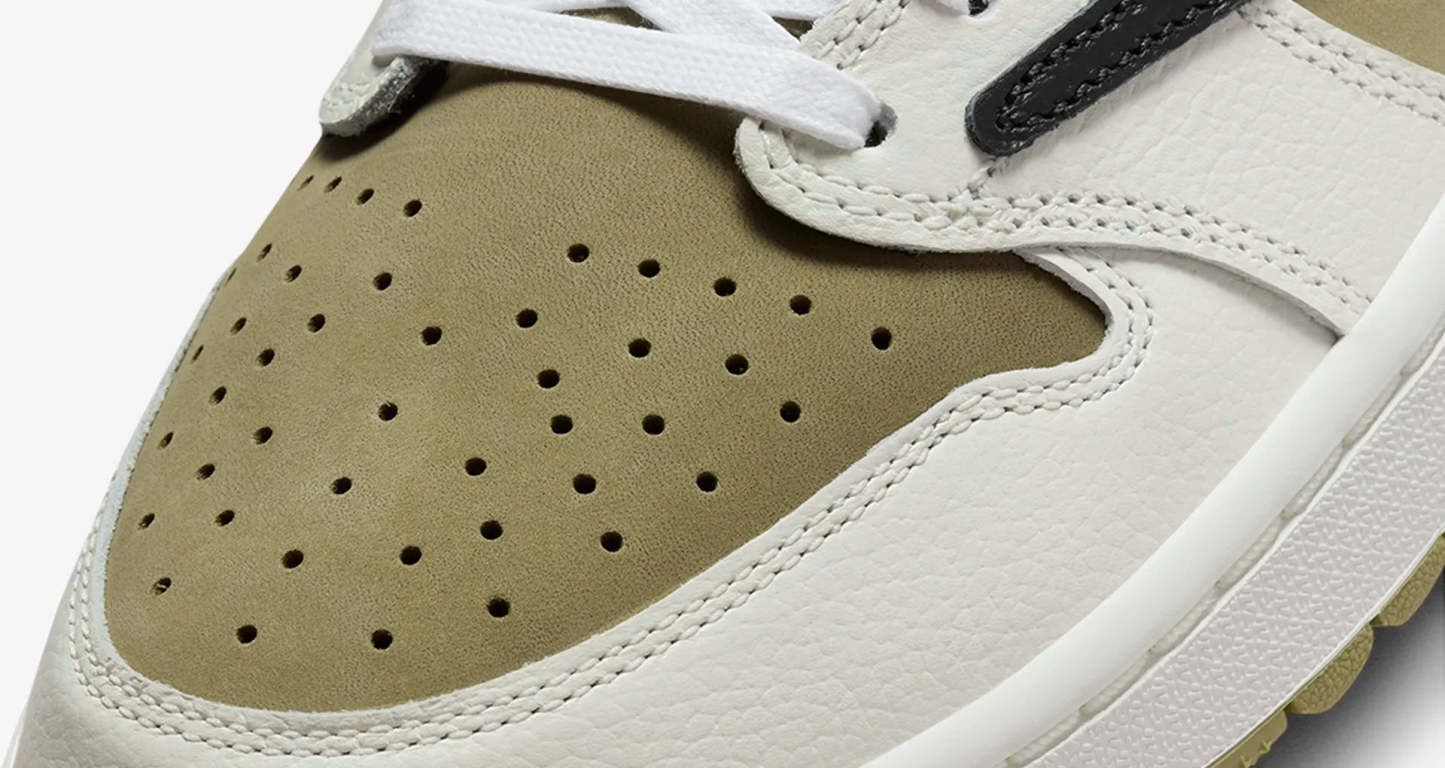 Travis Scott x Air Jordan 1 Retro low Golf Neutral Olive