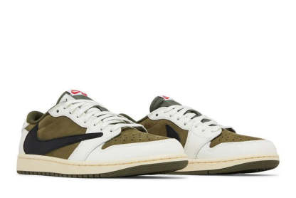 Air Jordan 1 Low OG X Travis scott 'Medium Olive'
