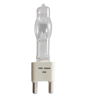 2000W 110V/230V Halogen Bulb Lamp G38 single ended for 2000W fresnel light