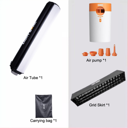 LIGHTBANK FlyNoodle Air tube Pro 120 MODIFIER 1X4', Bowen inflatable Softbox for mount light