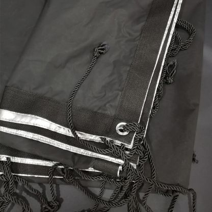 Black/Grey 2-in-1 Fabric /Overhead Butterfly Cloth for Frame, with Seams