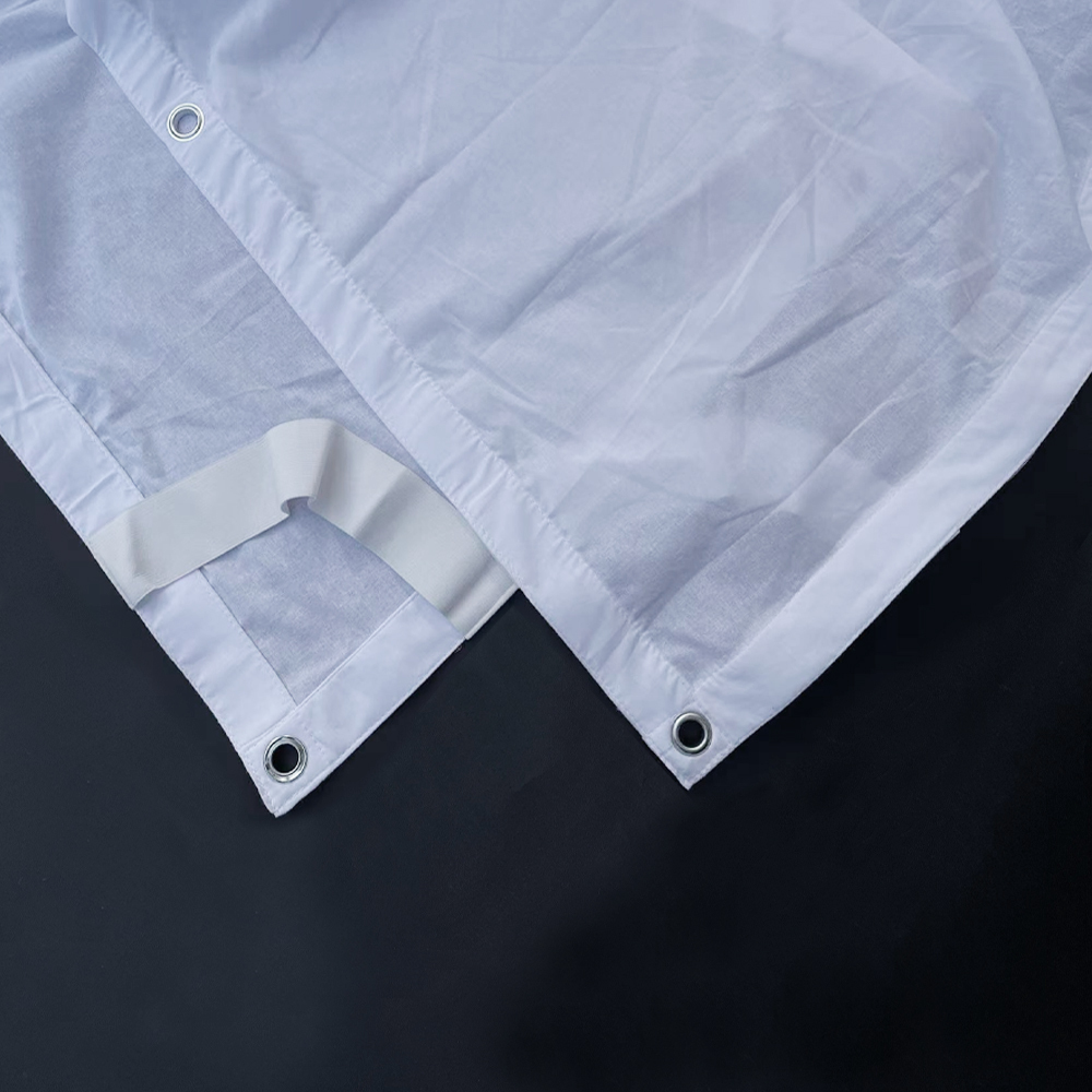Bleached Muslin Cloth for Butterfly/Overhead Frame, with Seams