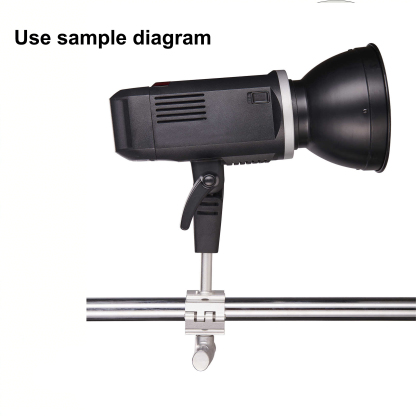 Pipe Clamp, Cattellini Light Stand Clamp, W/16mm Male Stud, M11-078G