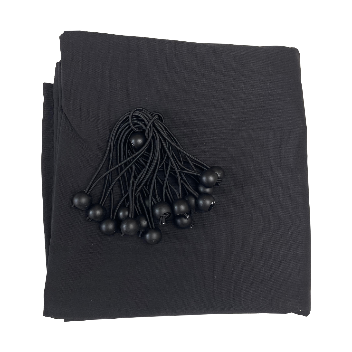 Solid Black Cloth Full Block for Overhead Butterfly, with Seams