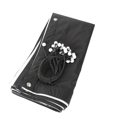 8'x8' 8x8 2.4x2.4m UltraBounce Black/White Ultra Bounce /Overhead Butterfly Cloth, with One Seam