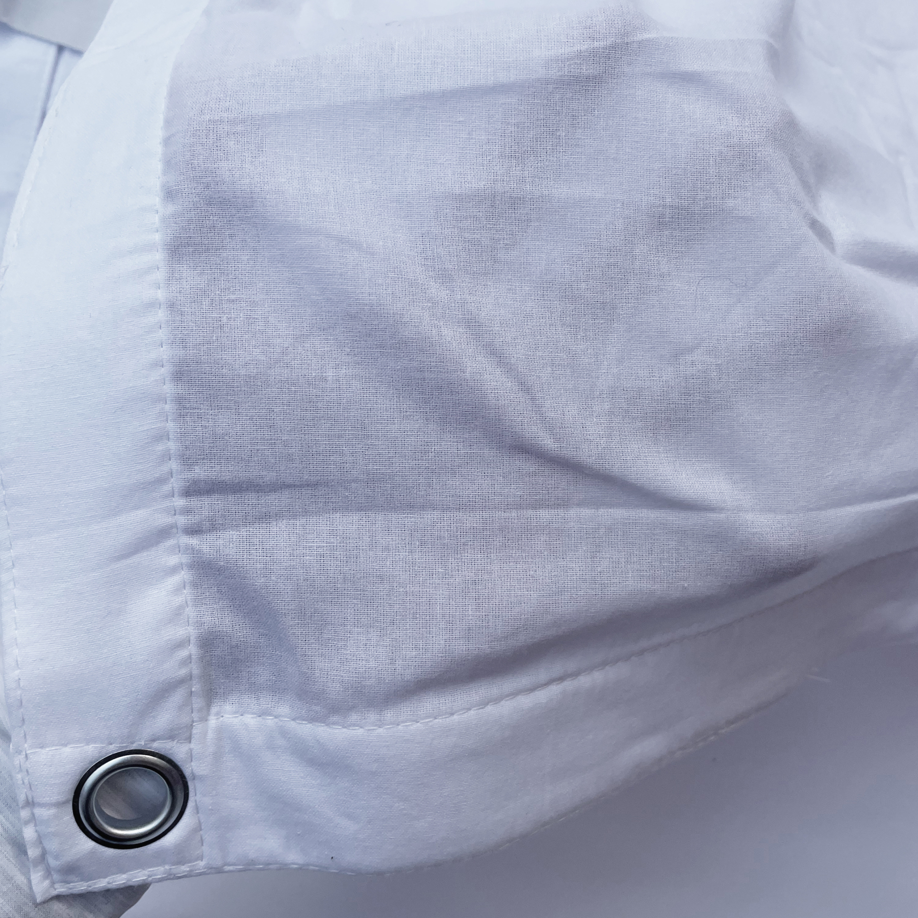 Bleached Muslin Cloth for Butterfly/Overhead Frame, with Seams