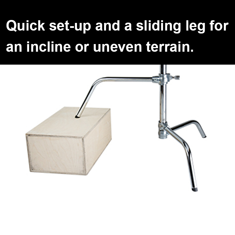 KUPO 20" Master C-Stand W/ Sliding Leg & Quick Release Kits CL-20MK /CL-20MKB(Black)