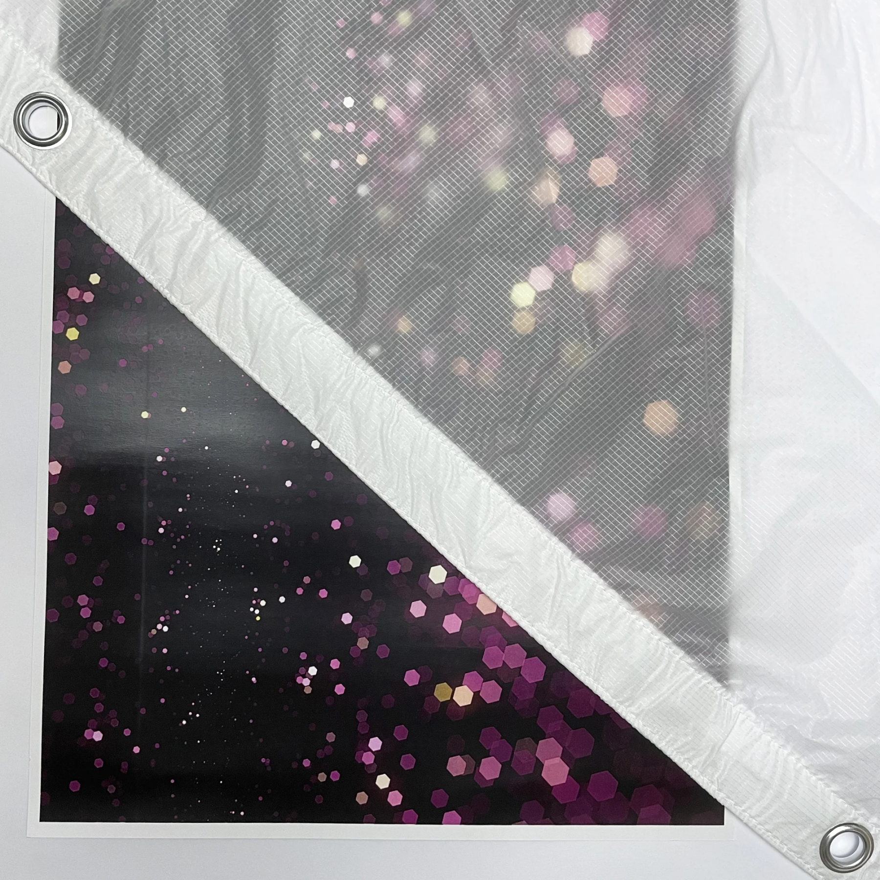 1/4 Quarter Grid Fabric /Overhead Butterfly Cloth #3034 China Made, with Seams