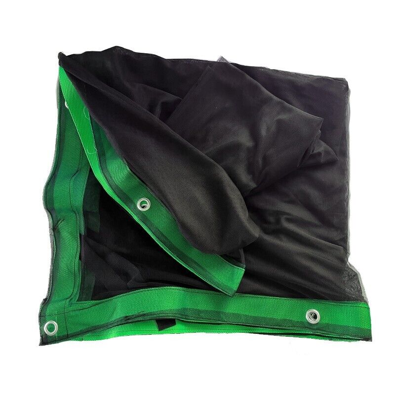 Black Single Net Scrims/Overhead Butterfly, with Seams