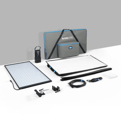 Nanlite NANLUX PavoSlim 360C 4x2 LED RGBWW Panel Light with CRMX