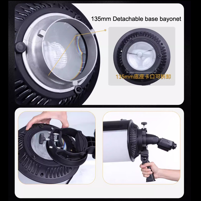 LIGHTBANK FlyNoodle Air tube Pro 120 MODIFIER 1X4', Bowen inflatable Softbox for mount light