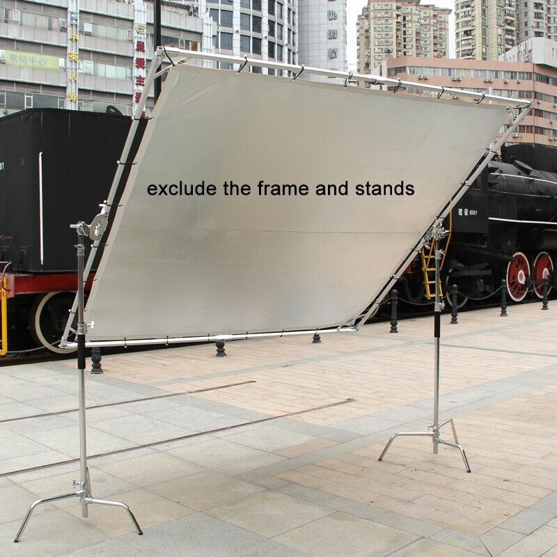 Golden/Silver 2-in-1 Cloth, Gold /Silver Frame Reflector /Overhead Butterfly, with Seams