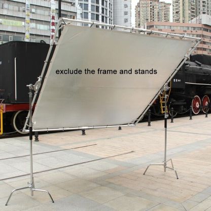 Golden/Silver 2-in-1 Cloth, Gold /Silver Frame Reflector /Overhead Butterfly, with Seams