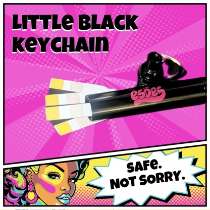 Little Black Keychain
