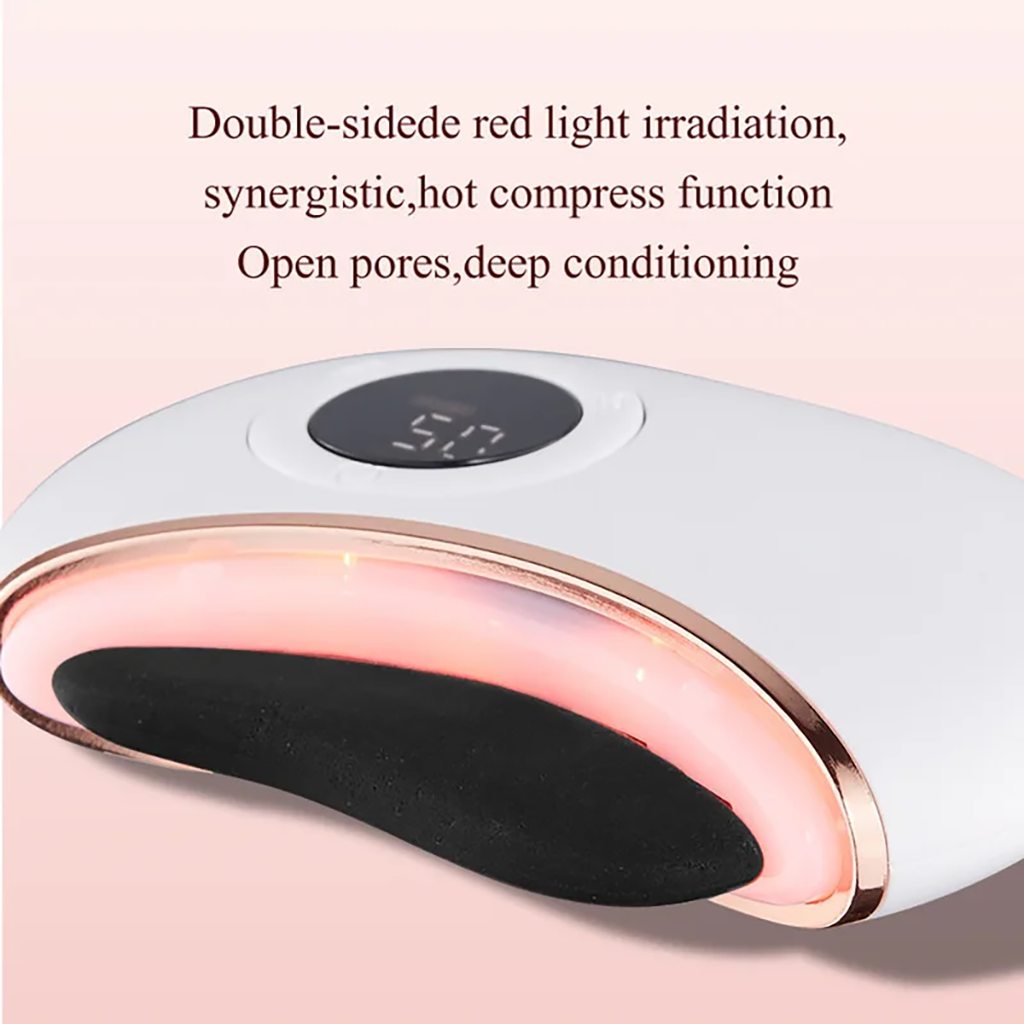Gua Sha Facial Tools Electric 9 Levels Heated Scraping Massager for Face Lift Puffiness Reduction 