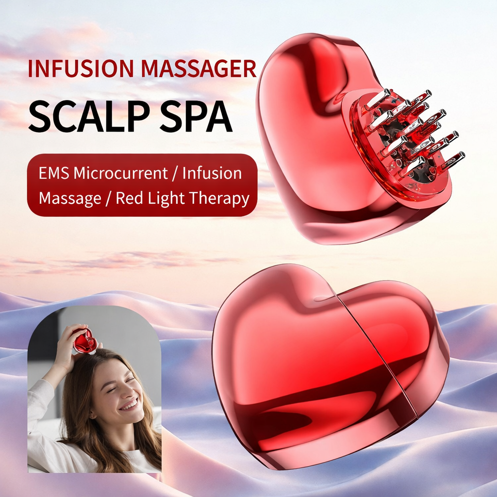 Hair Oil Applicator - Multi Function Electric Scalp Massage Comb Portable Scalp Massaging Comb Scalp Brush for Home, Travel