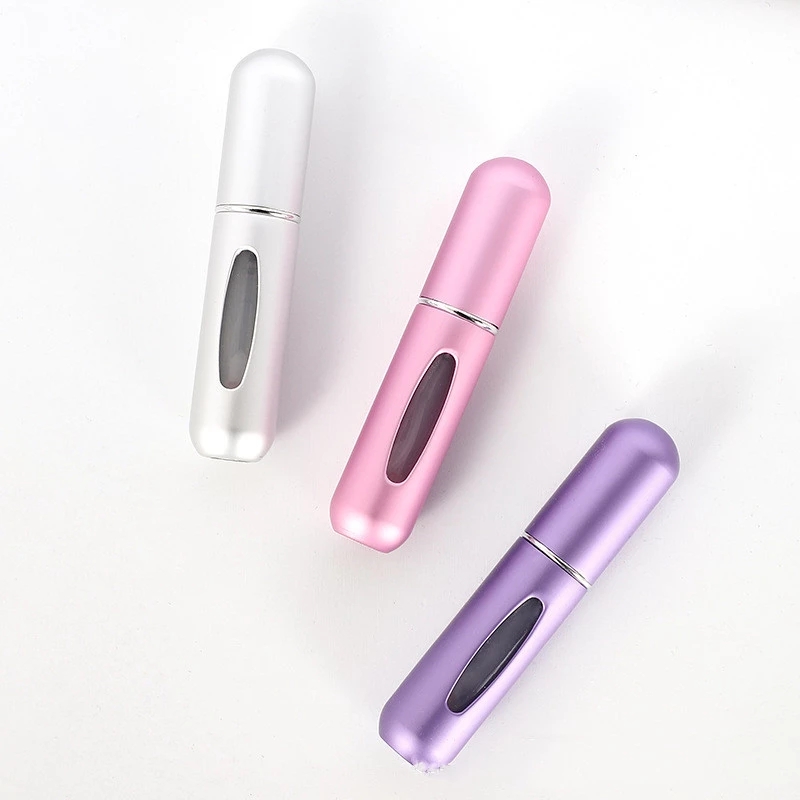 5ml Portable Perfume Refill Bottle Mini Refillable Spray Jar Scent Pump Empty Cosmetic Containers Atomizer for Travel Tool Hot
