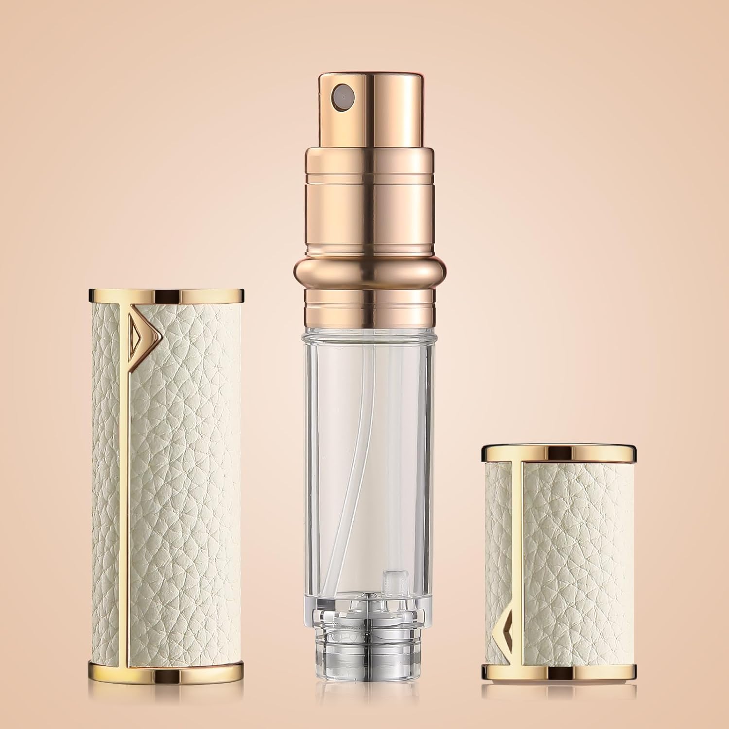 Travel Refillable Perfume Bottle, Leak-proof 5ml Atomizer, Portable Luxurious Pocket Perfume Dispenser Pump Transfer Tool for Women Men Travel Accessories.