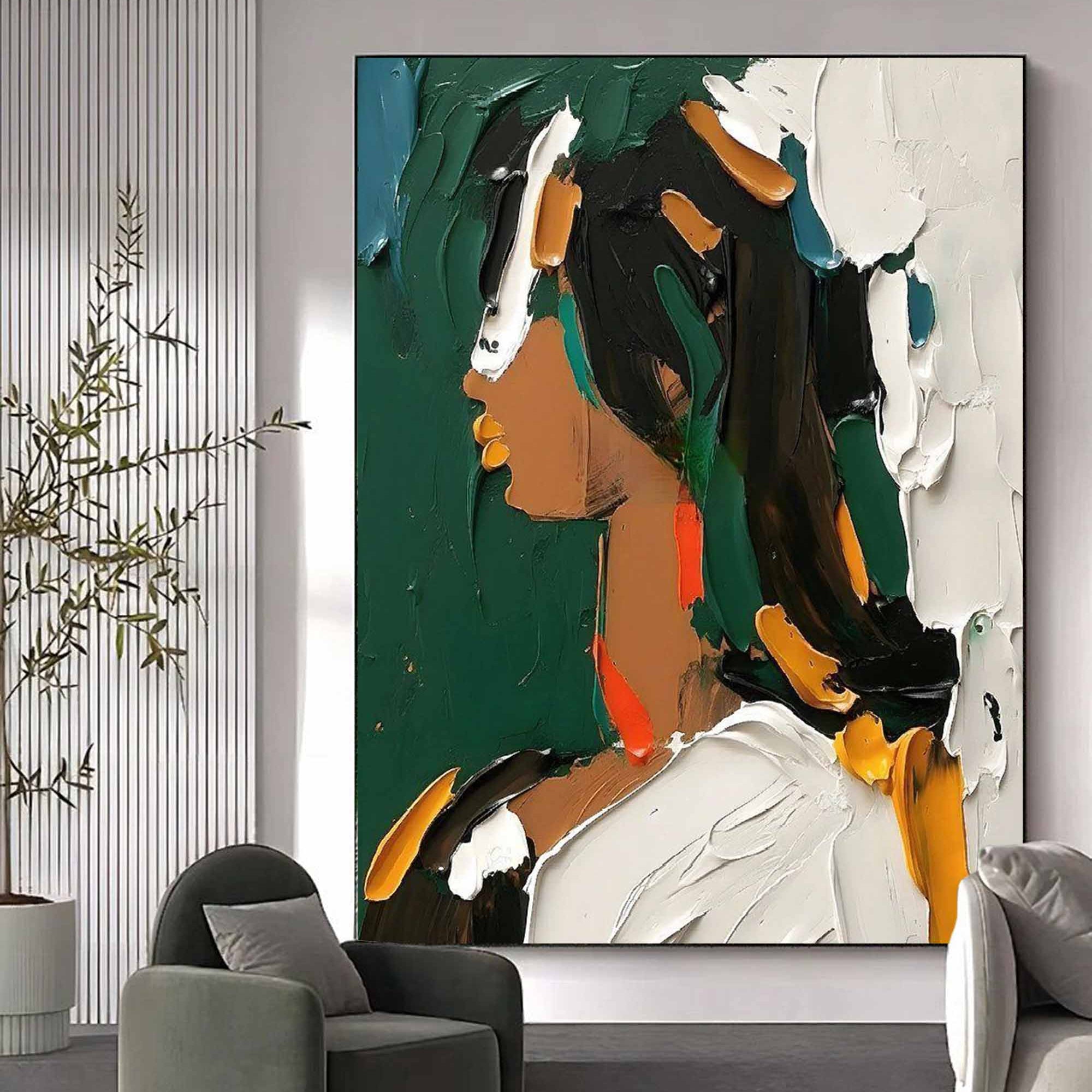 Colorful Portrait Art #MS141